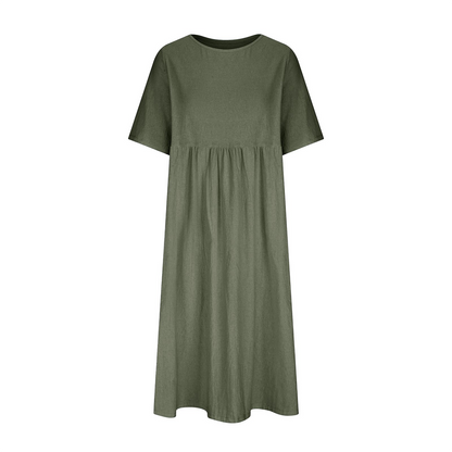 🔥 Women's Casual Cotton-Linen Dress — Lightweight and breathable, exuding effortless style